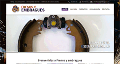 Desktop Screenshot of frenosyembragues.com